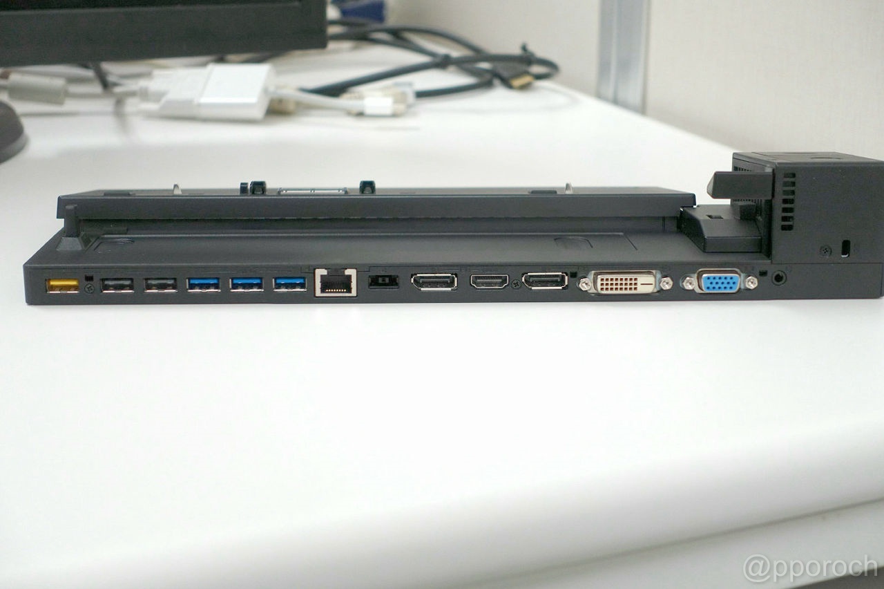 ThinkPad ウルトラドック 90W を 会社デスクに導入 - チラシのすきま