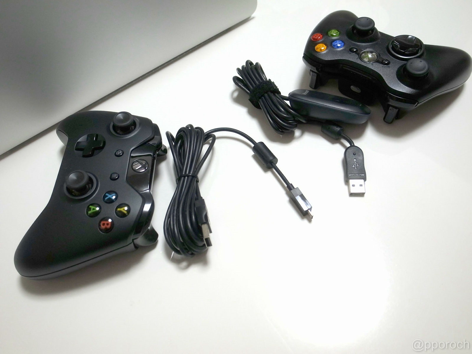 Dqx Windows用ケーブル付 Xbox Oneコントローラを購入 Xbox 360用と比べてみた チラシのすきま
